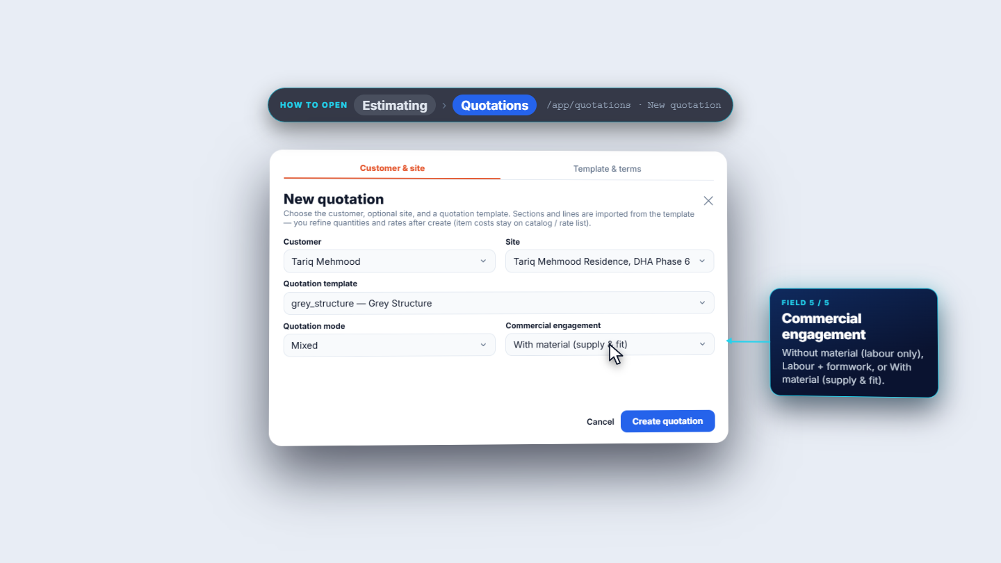How to take a construction quote from first line to first cash